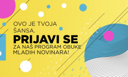 Prijavite se za četveromjesečni program obuke mladih novinara!