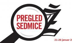 Pregled sedmice od 21. do 26. januara 2024.