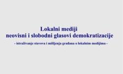 Lokalni mediji moraju biti slobodni glasovi demokratizacije