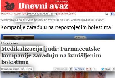 Žurnal u Avazu: Ne prepisuj! 