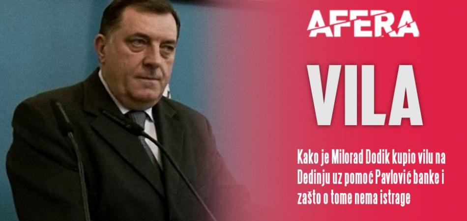 Pogledajte film "Vila" o vezi Milorada Dodika i Pavlović banke