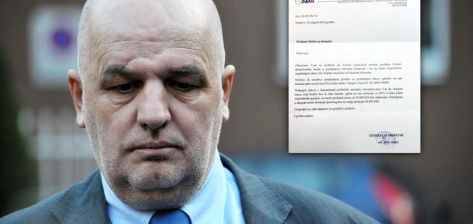 SDA od direktora javnih preduzeća traži donacije za kampanju