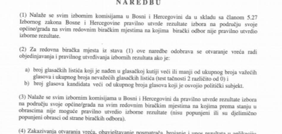 CIK spriječio posmatrače SDS-a i DF-a da nadgledaju štampanje listića