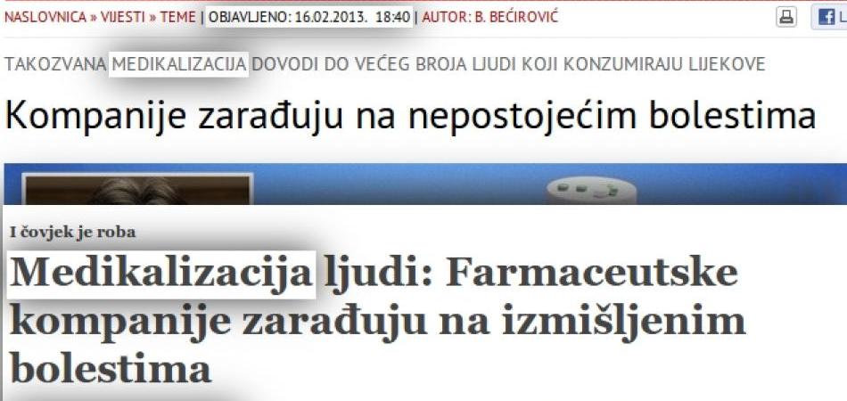 Žurnal u Avazu: Ne prepisuj! 