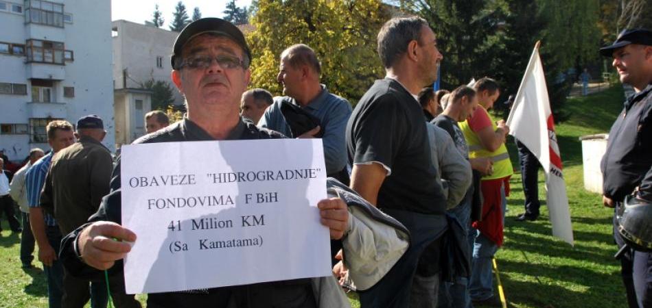 RADNICI HIDROGRADNJE I VLADA FBIH POSTIGLI DOGOVOR: Uprava i Nadzorni odbor će biti smijenjeni