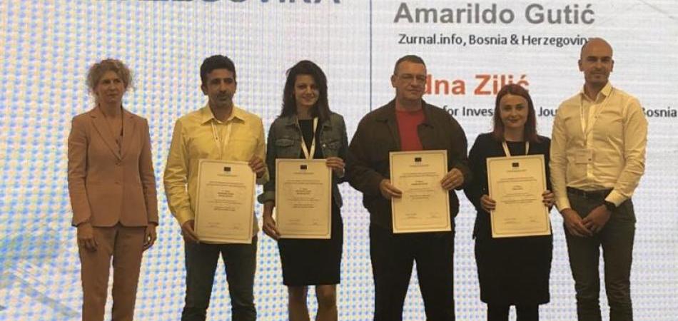 Journalist Amarildo Gutić won the second prize of the EU Award for Investigative Journalism