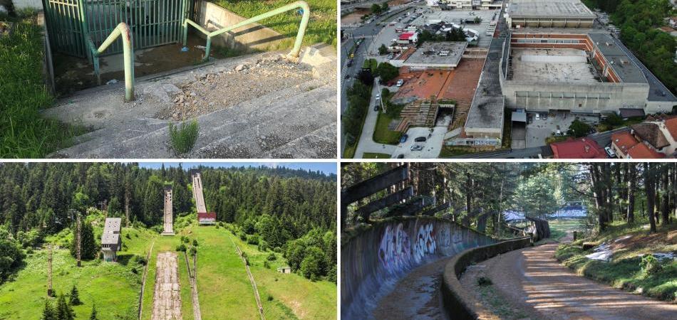 Olimpijski stadion propada, Grbavica je nedovršen objekat