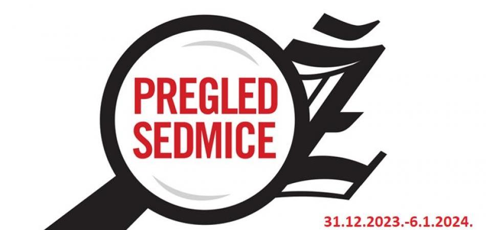 Postnovogodišnji pregled sedmice