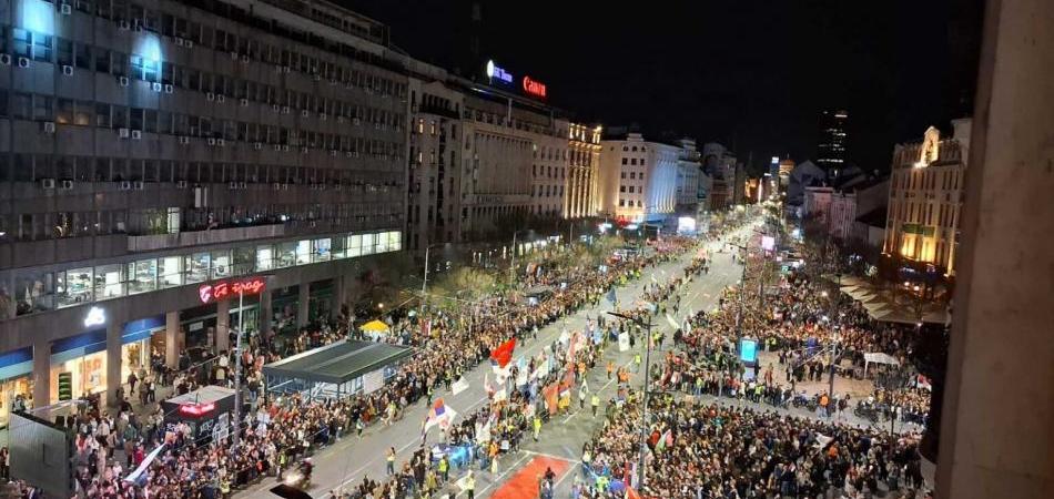 Vlast nije uspjela spriječiti građane da dođu u Beograd