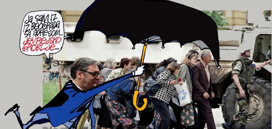 Kišobran djeluje sa Špicaste stijene