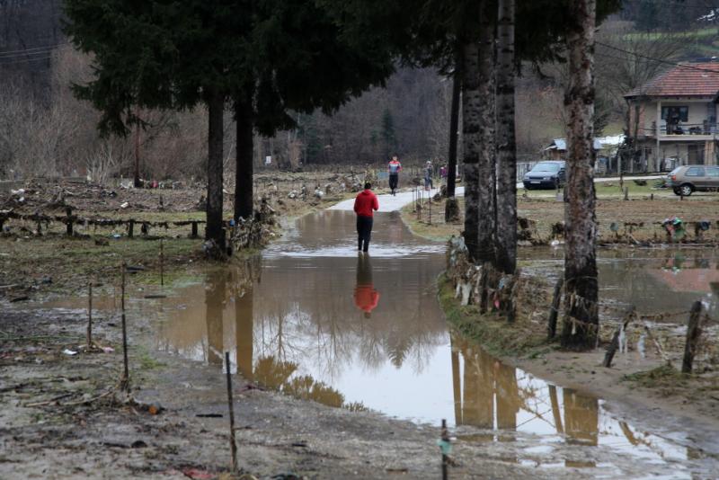 Fotograf Žurnala u poplavljenoj Busovači