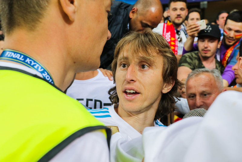 Luka Modrić u kavezu