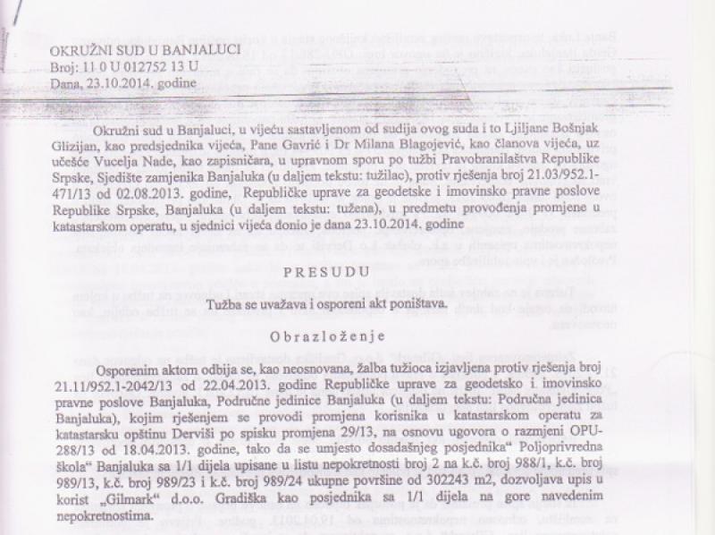 POTVRĐENE TVRDNJE ŽURNALA: Sud oduzeo Budi Stankoviću zemljište vrijedno 400 miliona KM!