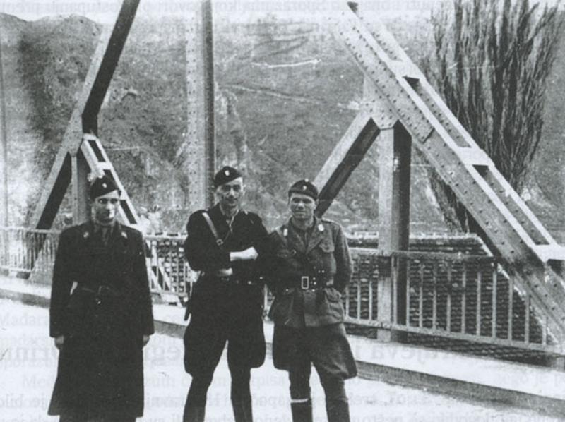 Četničke i ustaške straže na Drini