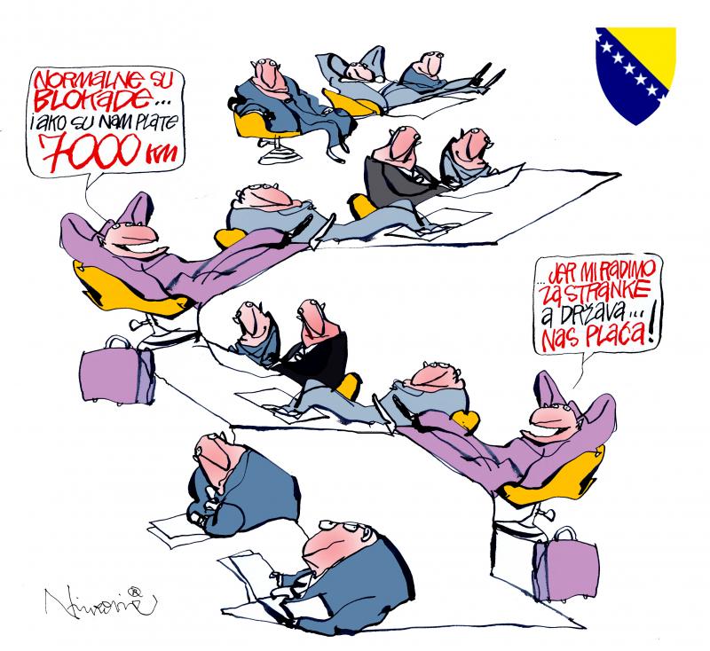 Stranačke blokade na račun države