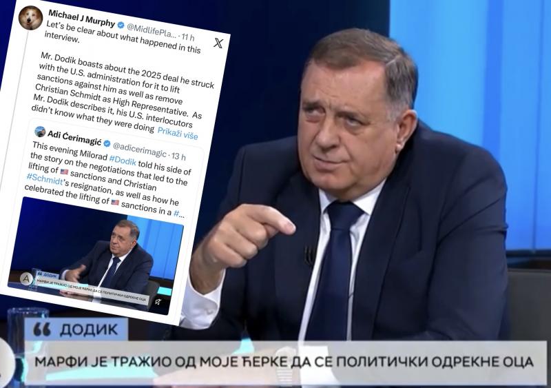 Dodik je nasamario novostečene američke prijatelje