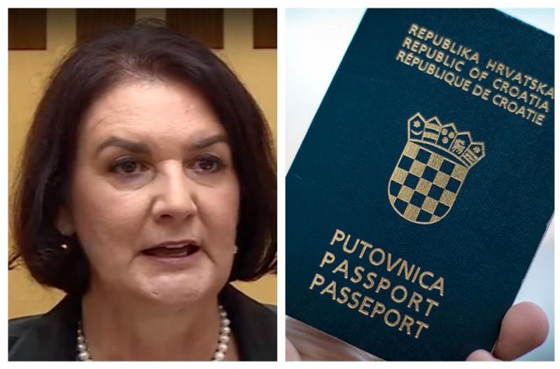 Gordana Tadić na službenim putovanjima koristi pasoš Hrvatske